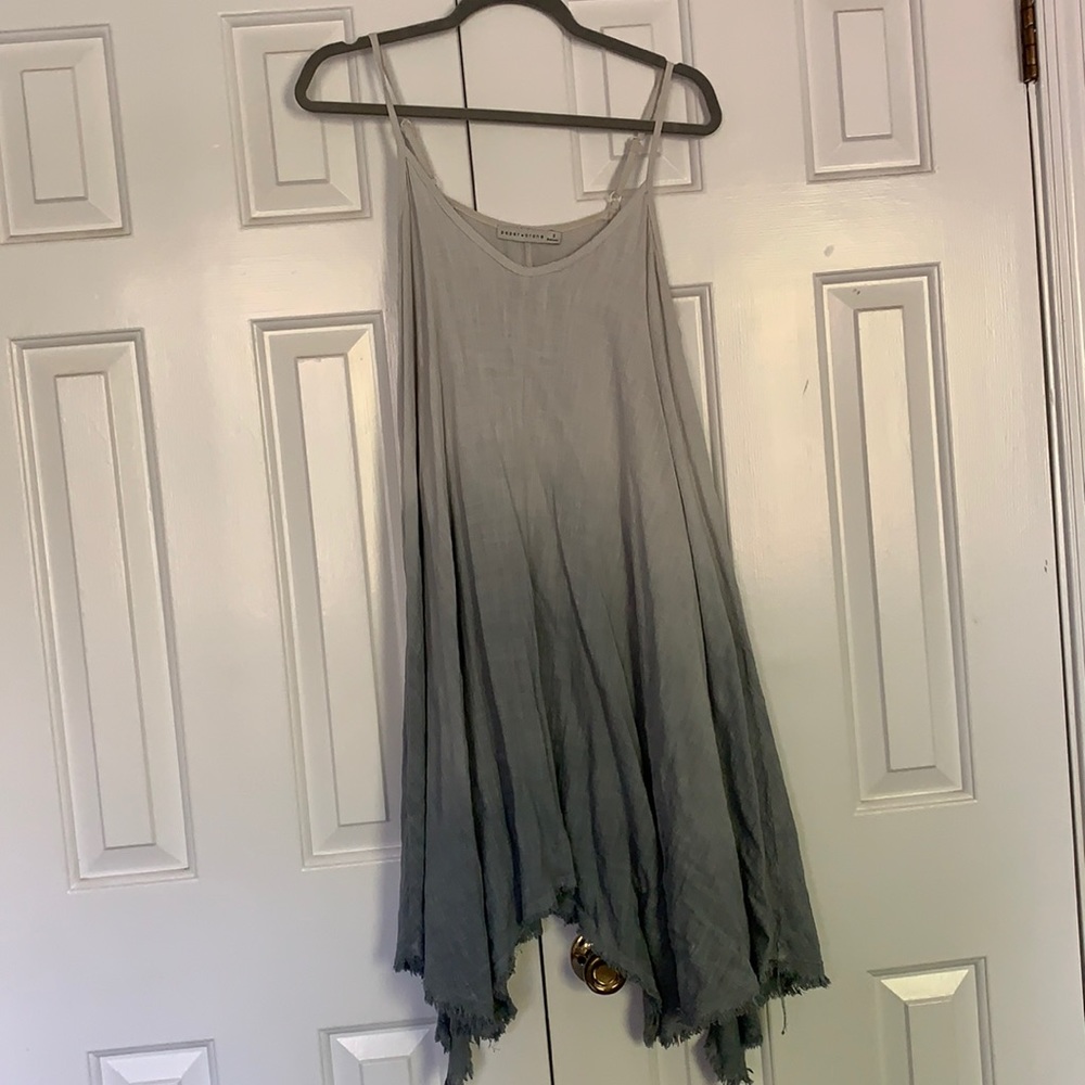 Ombré grey dress